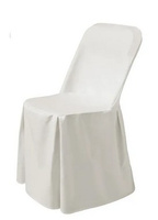 Pokrowiec na krzesło Excellent - biały Hendi 813096