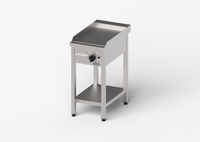 Płyta grillowa elektryczna, gładka, Gredil, 400x700x850 mm, P 4.0 kW, U 400 V