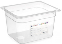 Pojemnik GN 1/2 200 HACCP, polipropylen przezroczysty Hendi 880159