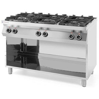 Kuchnia gazowa 6 palnikowa Hendi Kitchen Line 226 094