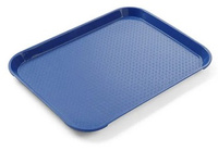Taca kelnerska z polipropylenu, 26,5x34,5 cm, niebieska, Fast Food, Hendi 878729