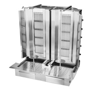 Gyros | opiekacz gazowy do kebaba podwójny | 5+5 palników | wsad 160kg KLG225-T