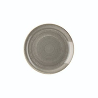 STONECAST PEPPERCORN GREY Talerz płytki Coupe 165 mm/12 szt