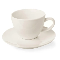 Filiżanka elegancka ze spodkiem Crema 70 ml