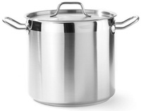 Garnek z pokrywą, 10 l, śr. 24 cm, nierdzewny Hendi Profi Line 832400