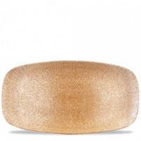 Półmisek prostokątny 189 x 355 mm Raku Garnet Orange