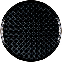 Talerz płytki, kolor czarny, Marrakesz, O 200 mm