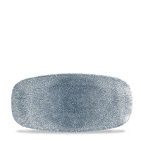 Talerz prostokątny 157 x 237 mm Raku Topaz Blue