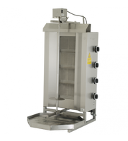 Gyros | opiekacz gazowy do kebaba | 4 palniki | wsad do 60kg | RQ32464