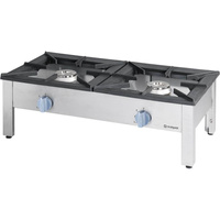 Taboret gazowy Top Line Stalgast 773013, 2 palnikowy