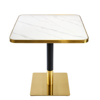 Stolik kawiarniany barowy ARP608 - kwadratowy, 70x70cm biały