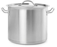 Garnek z pokrywą, poj. 32 l, śr. 40 cm, nierdzewny Hendi Budget Line 832851