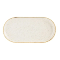 Półmisek owalny Sand Seasons 300 x 150 mm beżowy