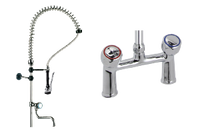 DOC - 4/B+ Spryskiwacz z baterią stołową i wylewką