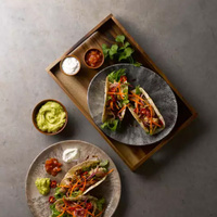 STONE QUARTZ BLACK TALERZ OWALNY 229X270 MM