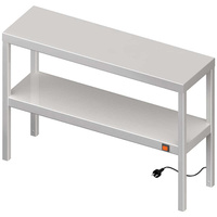 Nadstawka grzewcza na stół podwójna  1400x300x700 mm