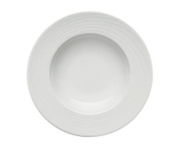 Talerz głęboki z ryflowanym rantem 500 ml biały Maitre