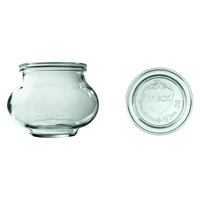 Słoik Deco 560 ml z pokrywą - op. 6 szt