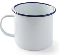 Kubek emaliowany z uchwytem, poj.  0,36 l, Hendi 621295