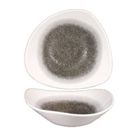 RAKU QUARTZ BLACK TALERZ TRÓJKATNY COUPE POJ. 600 ML