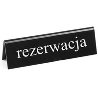 Tabliczka informacyjna, REZERWACJA, jęz. polski, Hendi 663523