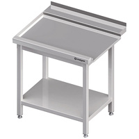 Stół wyładowczy(L), z półką do zmywarki SILANOS 900x730x900 mm skręcany