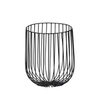 CATU kosz metalowy czarny, 20 x 20 x 25 cm