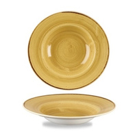 Talerz głęboki z szerokim rantem 284 ml Stonecast Mustard