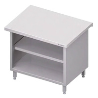 Stanowisko neutralne z dwoma półkami, zabudowane 900x750x880 mm