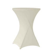 XX-823 POKROWIEC ELAST STOL COCTAIL 80 ECRU