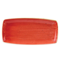 STONECAST BERRY RED PÓŁMISEK PROSTOKĄTNY 185X345 MM