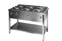 Kuchnia gazowa 6 palnikowa Kromet 000.KG-6M
