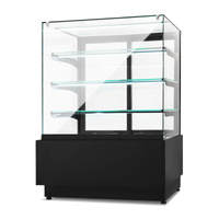 Witryna cukiernicza neutralna Dolce Visione Neutro Premium 900 | podświetlany cokół | 900x690x1300 mm