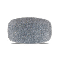 Talerz prostokątny 121 x 200 mm Raku Topaz Blue