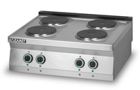 Kuchnia elektryczna 4-płytowa (płyty okrągłe)