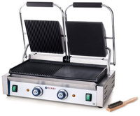Kontakt grill Hendi 263907, podwójny