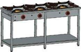 Taboret gazowy 3 palnikowy Egaz TG-330.3