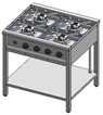  Taboret gazowy Egaz TGMP 4724.3 800x700x850 mm