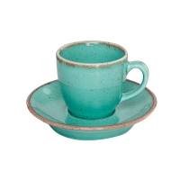 Filiżanka elegancka do espresso Laguna Seasons 80 ml turkusowa