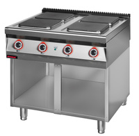 Kuchnia elektryczna 4 płytowa 900.KE-4.S 900 mm 4x4,0 kW na podstawie szafkowej otwartej