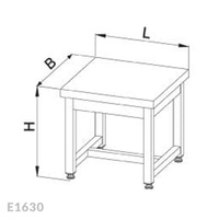 Podstawa pod garnki Egaz E1630 500x500x450 mm