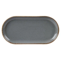 Półmisek owalny Stone Seasons 300 x 150 mm szary