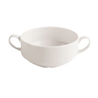 Bulionówka z uszkami 285 ml biała