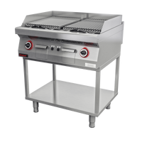 Lawa grill 700.OGL-800.T 800 mm 14kW na podstawie szkieletowej | LINIA 700