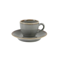 Filiżanka elegancka do espresso Stone Seasons 80 ml szara