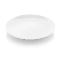 Talerz bez rantu Bianco 300 mm biały