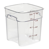 CAMBRO Pojemnik magazynowy z poliwęglanu 22,9 x 22,9 x 24,3 cm, 7,6 l, przezroczysty