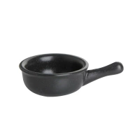 Mini naczynie z rączką Coal Seasons 60 mm czarne