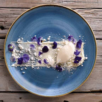 Talerz płytki 260 mm Stonecast Cornflower Blue