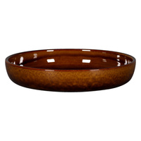 STONE Talerz głęboki 24 cm bursztynowy